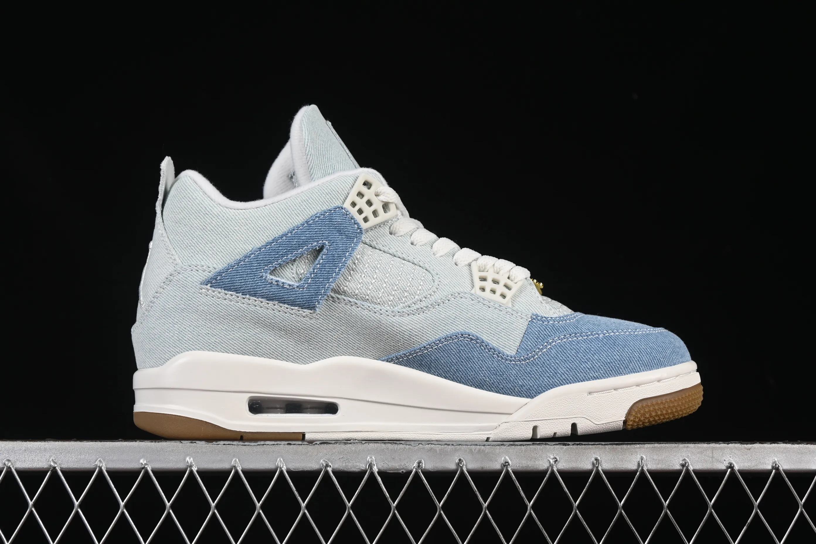 All categories Air Jordan Jordan series basketball shoes Air Jordan 4 Air Jordan 4 Denim "Worn Blue" AJ4 Joe 4 washed denim IB6716-100